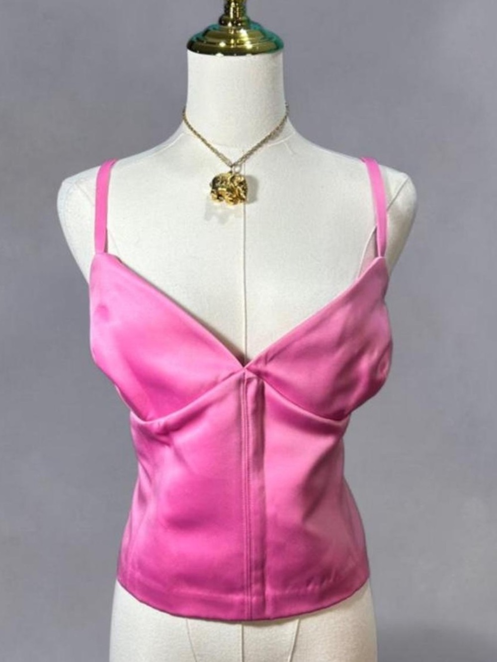 Christopher John Rogers J. Crew Bustier Corset Top in Duchesse Satin Crop Sz 14